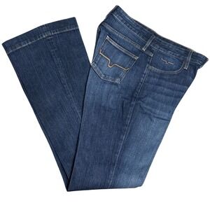 Kimes Ranch Women's Jennifer Dark Wash High Rise Stretch Trouser Jeans 8/36
